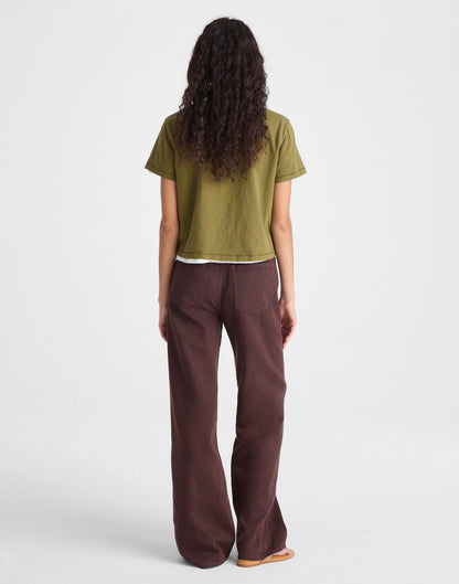 The Short Ultimate Wide-Leg Jean in Airy Denim