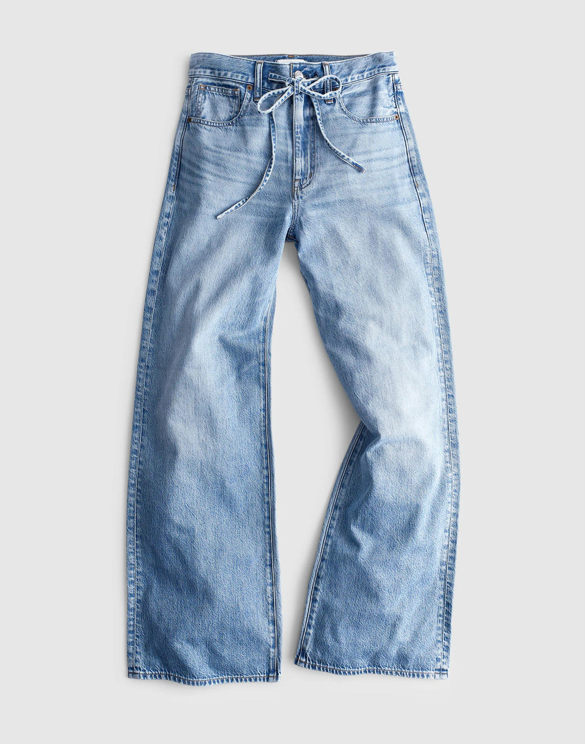 The Short Ultimate Wide-Leg Jean in Airy Denim