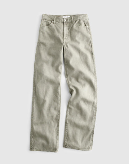 The Short Perfect Vintage Wide-Leg Jean in Airy Denim