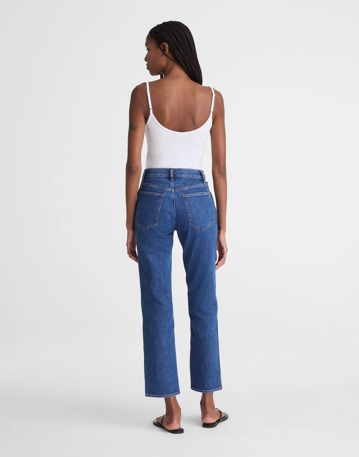 The Short Longline Straight Crop Jean