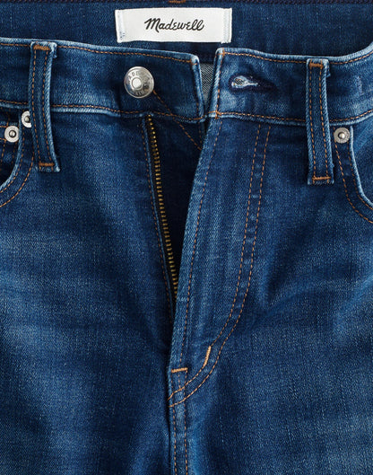 The Short Flare Crop Jean in Super Stretch Denim