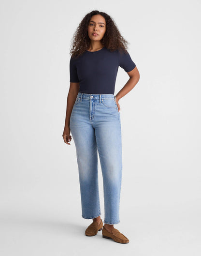 The Short Curvy Perfect Vintage Wide-Leg Crop Jean
