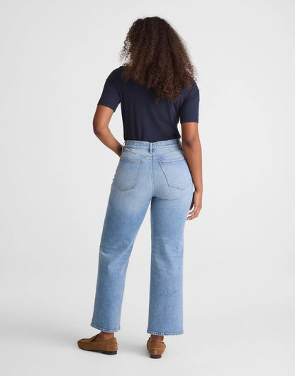 The Short Curvy Perfect Vintage Wide-Leg Crop Jean