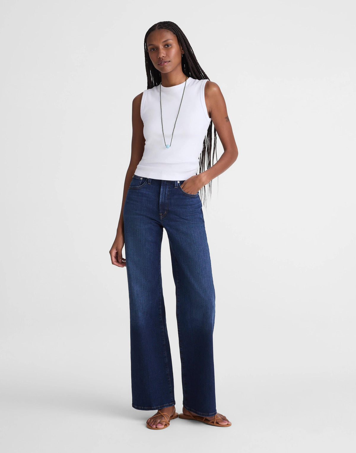 The Tall Wide-Leg Jean in Super Stretch