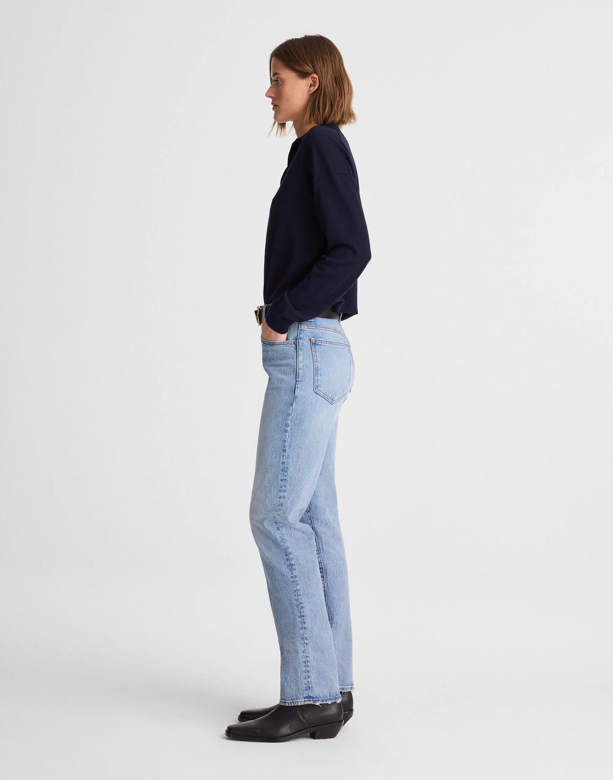 The Tall Longline Straight Jean