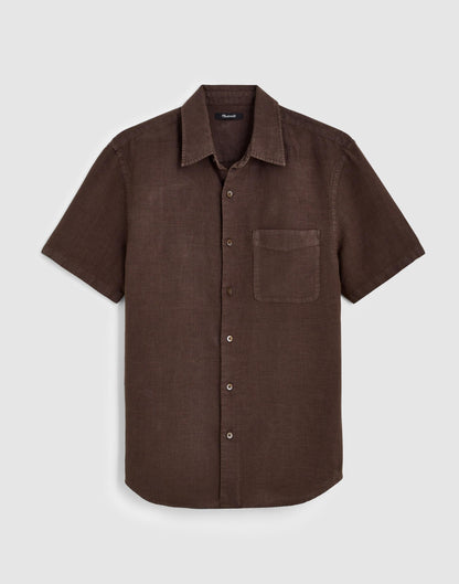 The Allday Short-Sleeve Shirt in Linen