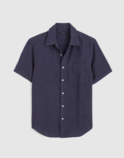 The Allday Short-Sleeve Shirt in Linen