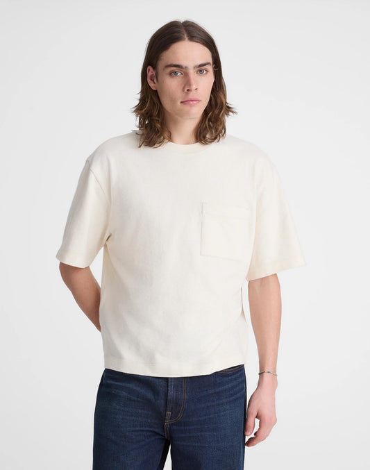 Boxy Pocket Tee in Weekend Slub
