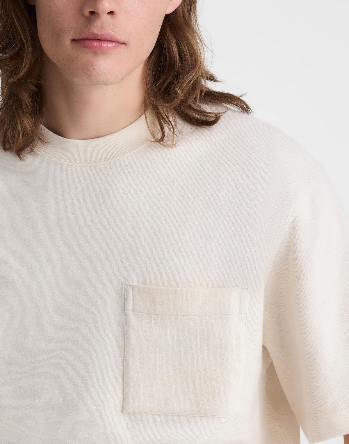 Boxy Pocket Tee in Weekend Slub