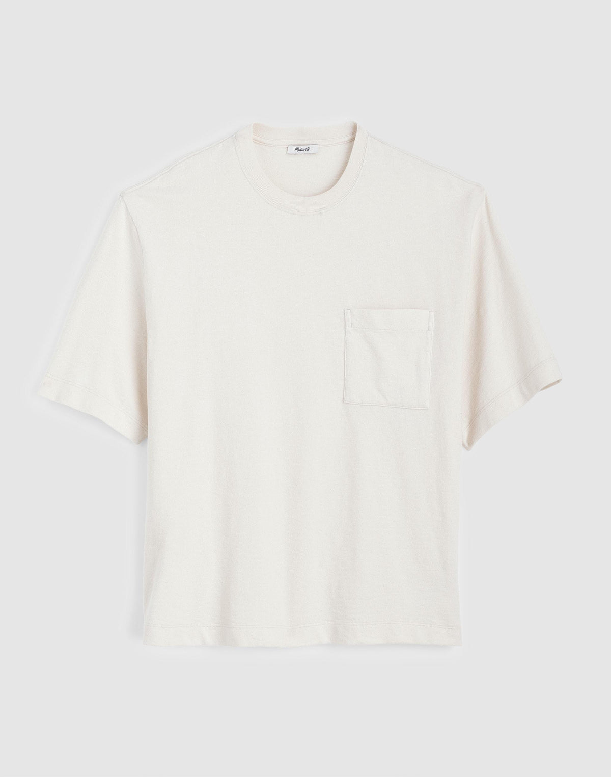 Boxy Pocket Tee in Weekend Slub