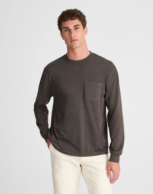 The Long-Sleeve Vintage Pocket Tee