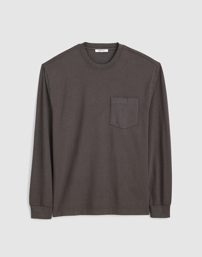 The Long-Sleeve Vintage Pocket Tee