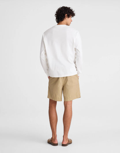 Pull-On Short in Poplin