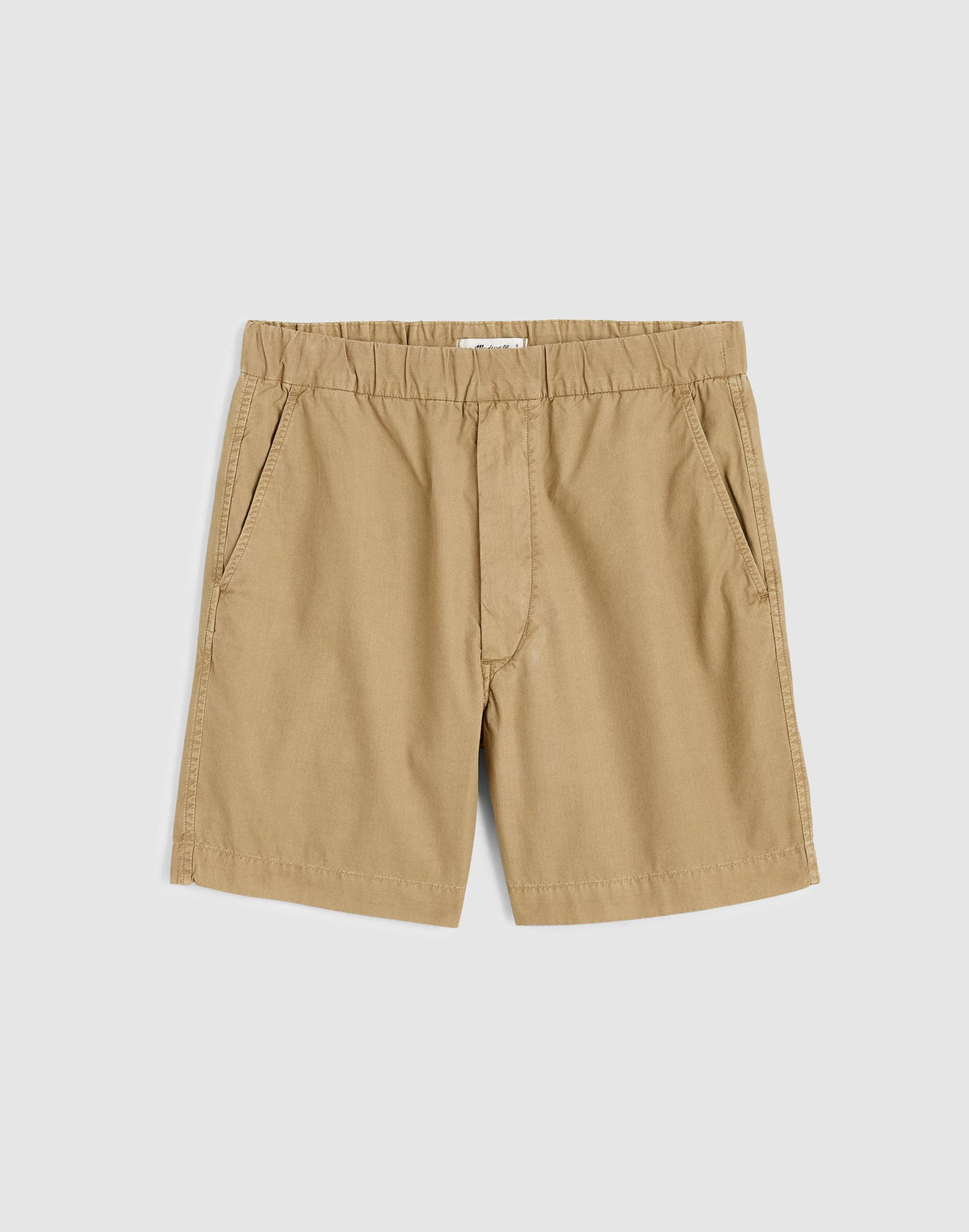 Pull-On Short in Poplin