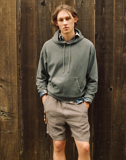 Pull-On Shorts in Linen