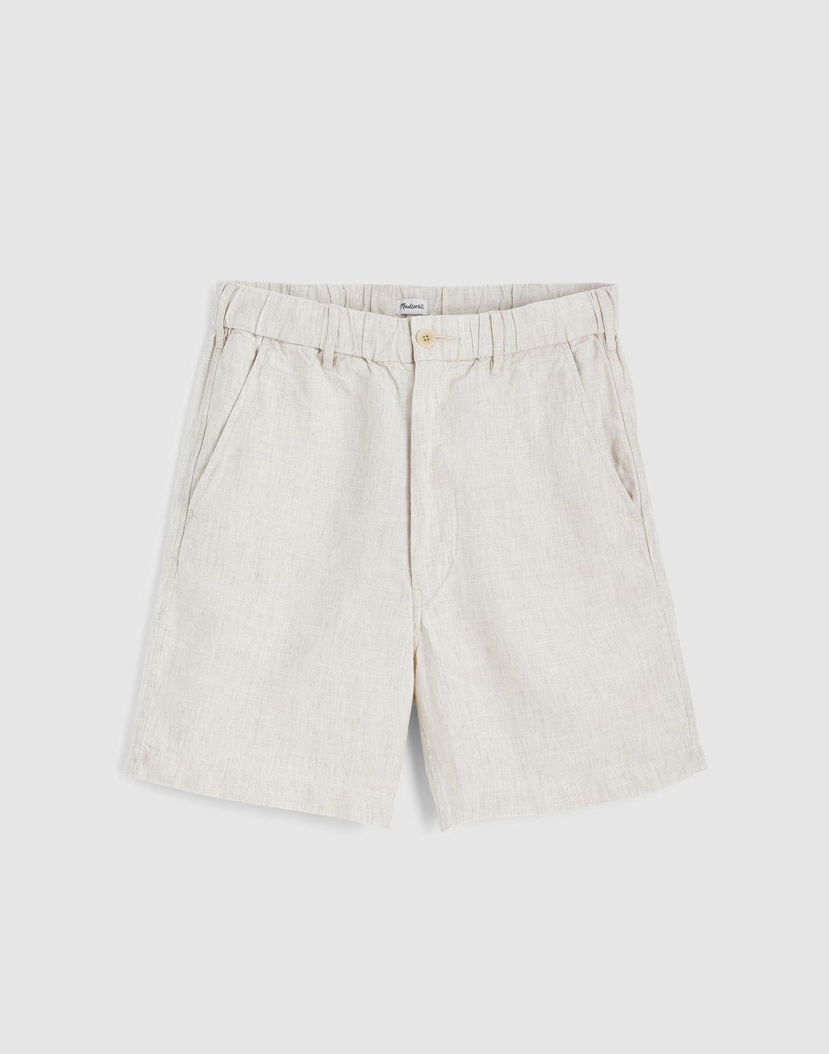 Pull-On Shorts in Linen
