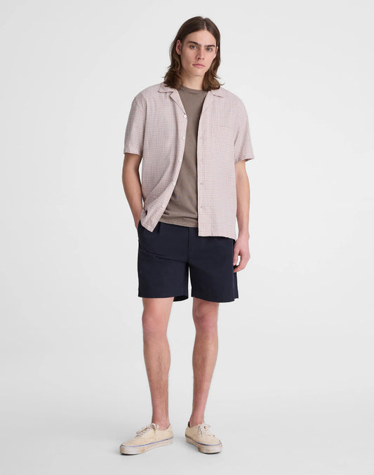 Pleated Chino Shorts in Uniform Twill