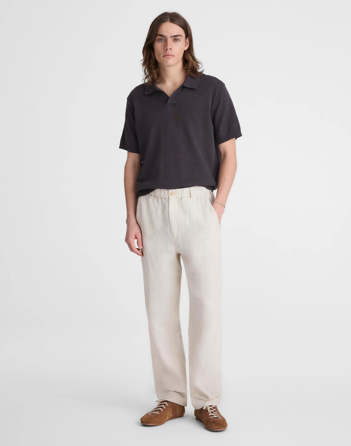 Pull-On Pant in Linen