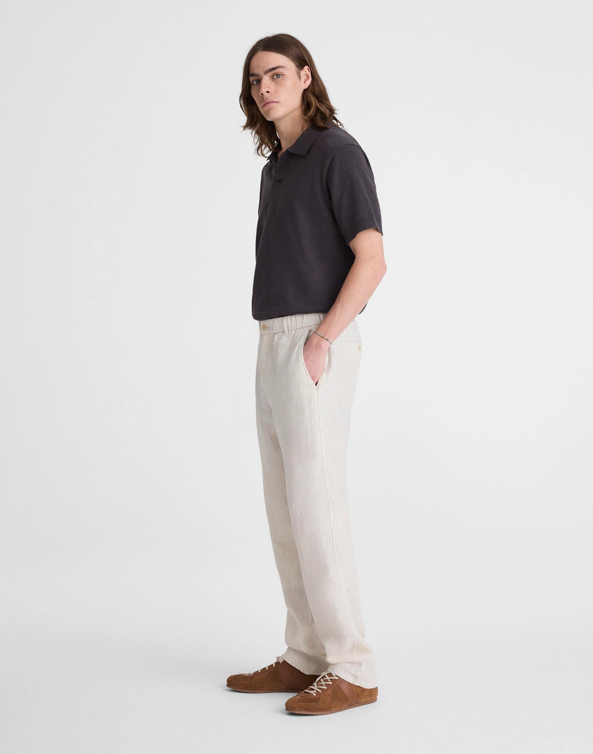 Pull-On Pant in Linen