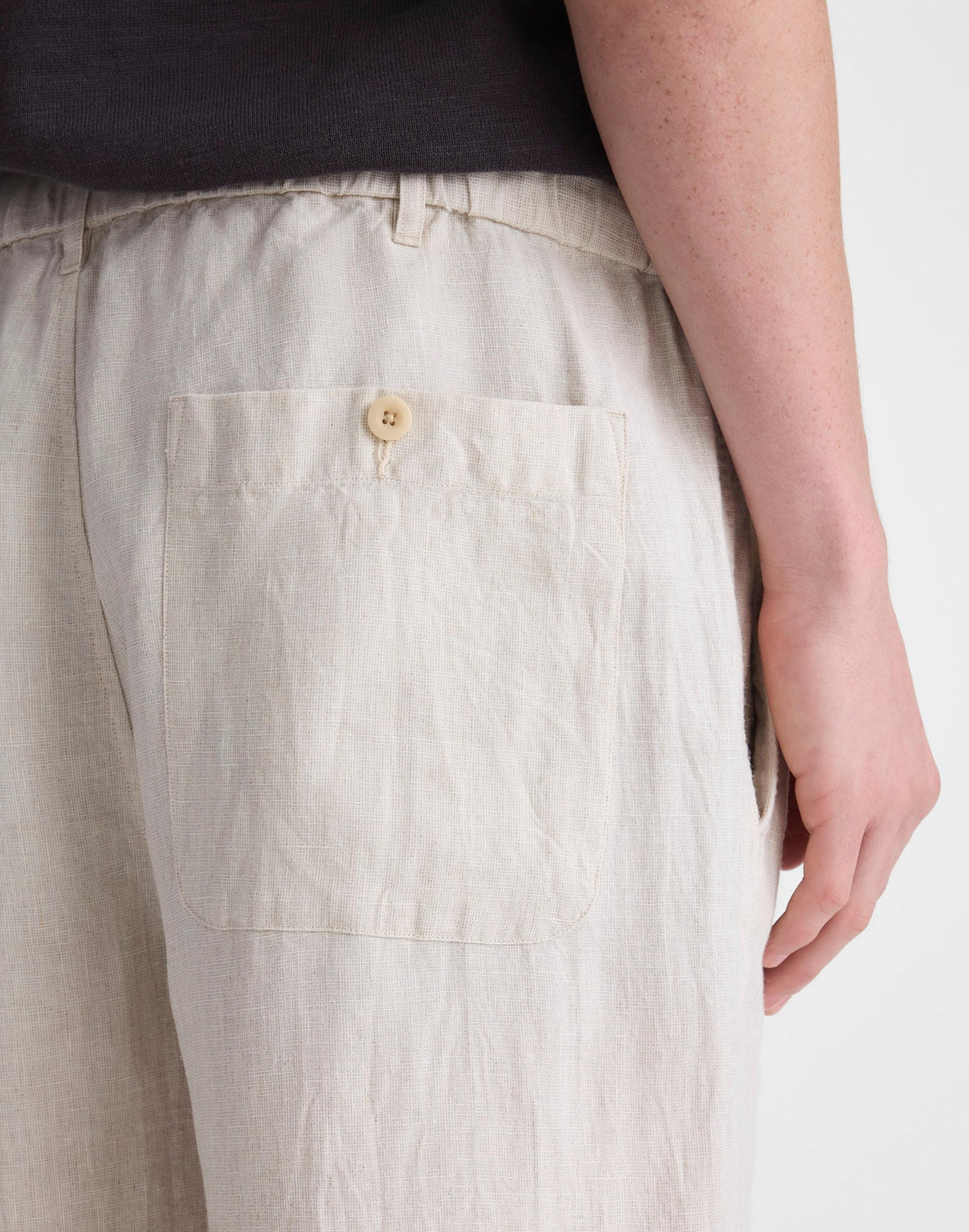 Pull-On Pant in Linen