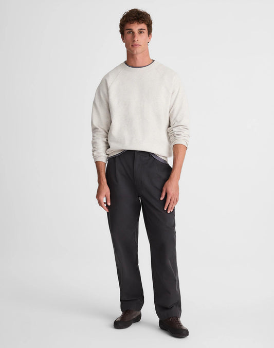 Pleated Chino Pants in Uniform Twill