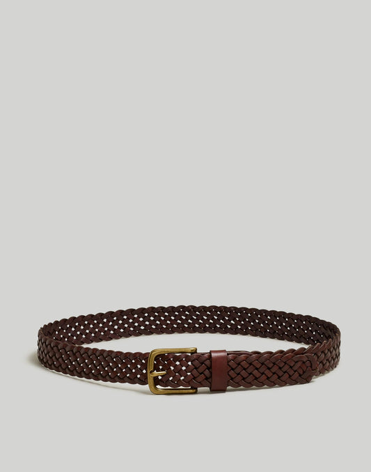 Woven Leather Belt