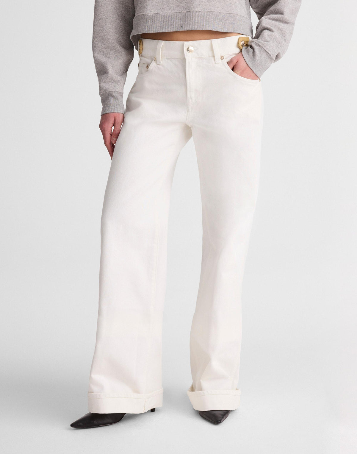 Madewell x Benjamin Talley Smith The Coolidge Low-Rise Wide-Leg Jean