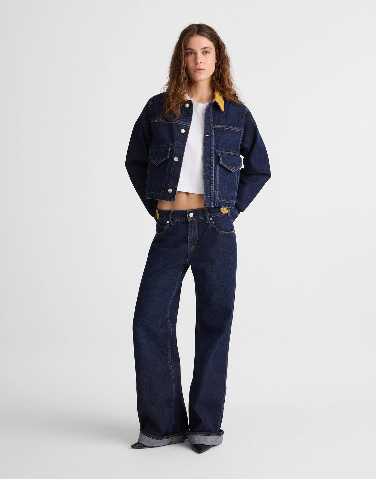 Madewell x Benjamin Talley Smith The Coolidge Low-Rise Wide-Leg Jean