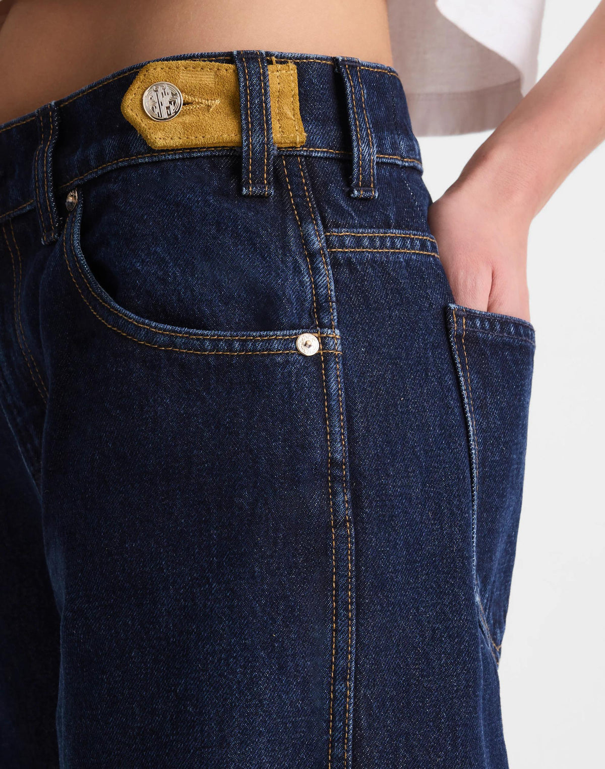Madewell x Benjamin Talley Smith The Coolidge Low-Rise Wide-Leg Jean