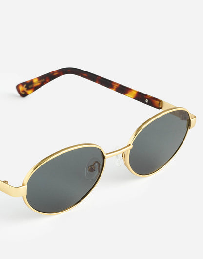 Wire Frame Oval Sunglasses