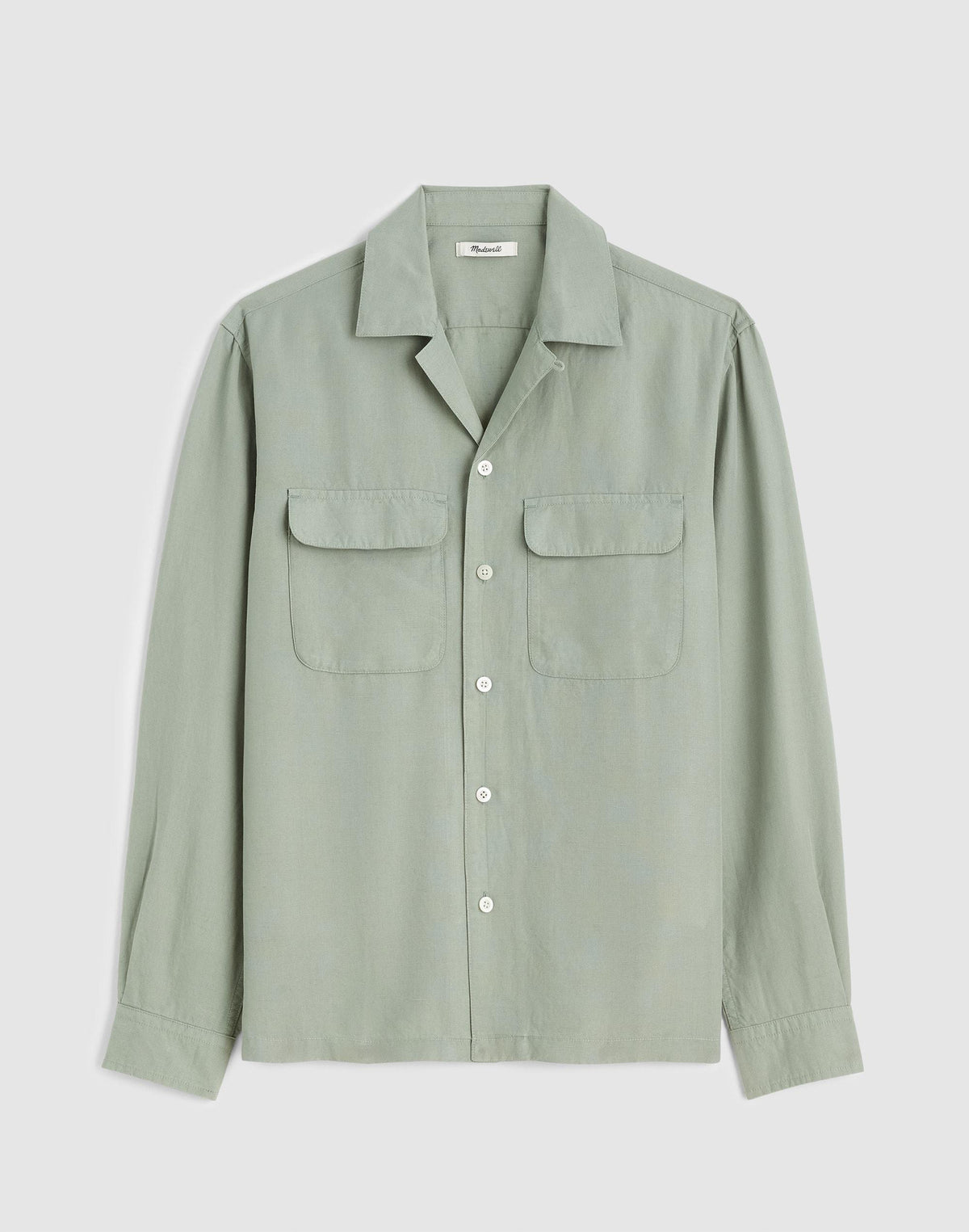 The Long-Sleeve Camp Shirt in Archive Linen Blend
