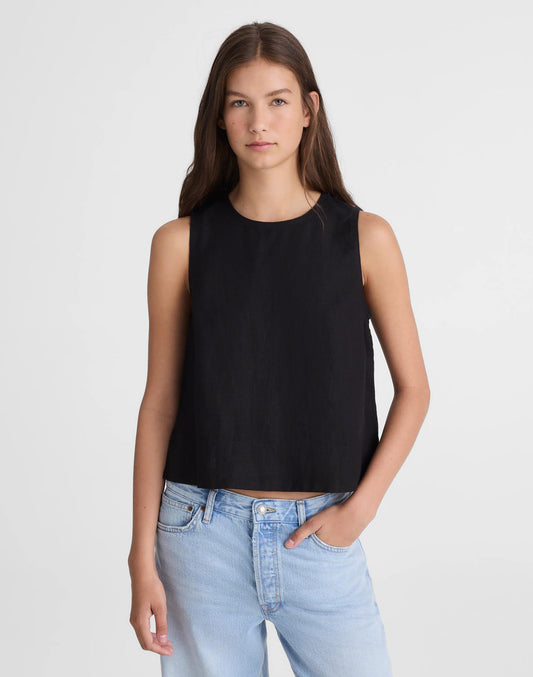 Shell Top in 100% Linen