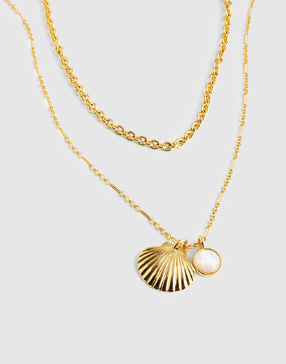 Two-Pack Mother-of-Pearl Necklace Set