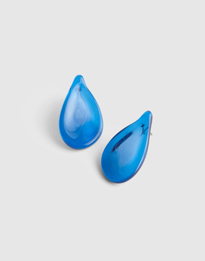 Oversized Droplet Stud Earrings