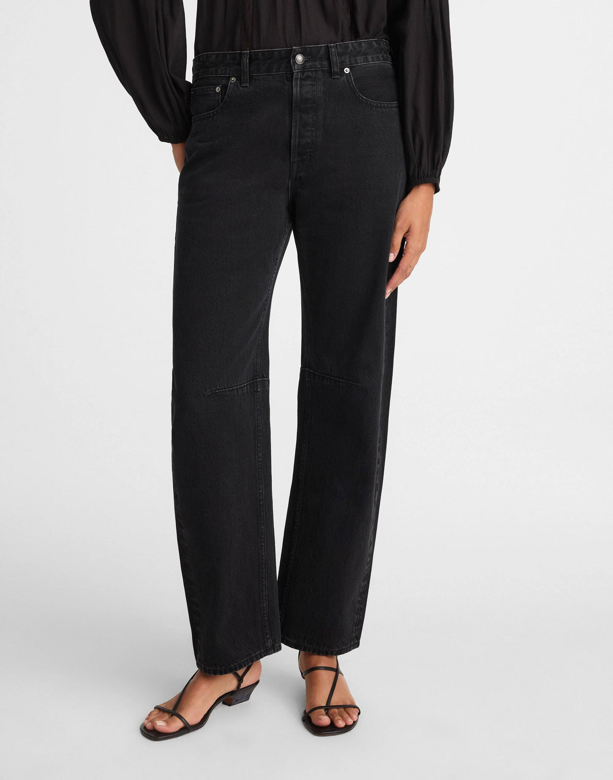 The Tall Darted Barrel-Leg Jean