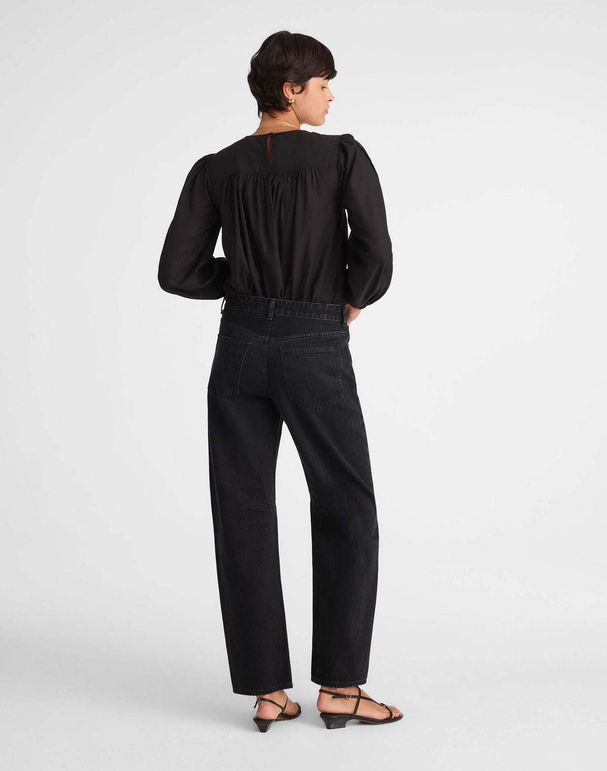 The Tall Darted Barrel-Leg Jean